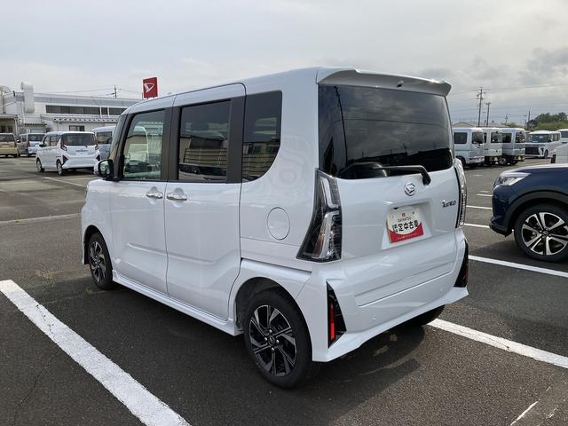 タントカスタムX14インチアルミホイール 大型エアロバンパー フルLEDヘッドランプ オート格納式カラードドアミラー 両側パワースライドドア キーフリーシステム プッシュボタンスタート(静岡県)の中古車