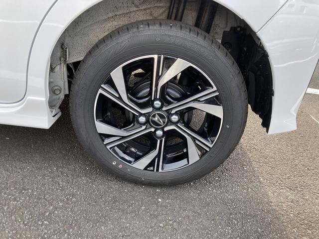タントカスタムX14インチアルミホイール 大型エアロバンパー フルLEDヘッドランプ オート格納式カラードドアミラー 両側パワースライドドア キーフリーシステム プッシュボタンスタート(静岡県)の中古車