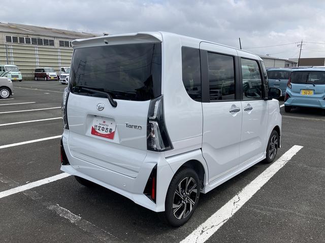 タントカスタムＸリミテッド１４インチアルミホイール　大型エアロバンパー　フルＬＥＤヘッドランプ　オート格納式カラードドアミラー　両側パワースライドドア　キーフリーシステム　プッシュボタンスタート　スマートクルーズ（静岡県）の中古車