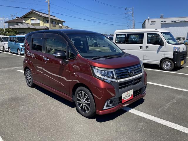 ムーヴカスタム　Ｘ　ハイパーＳＡII１４インチアルミホイール　ウレタンインパネセンターシフト　ＬＥＤヘッドランプ　自発光式２眼メーター　ＴＦＴカラーマルチインフォメーションディスプレイ（静岡県）の中古車