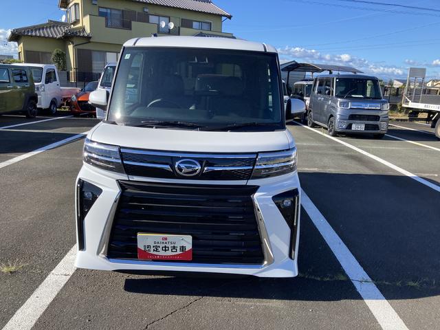 タントカスタムＸリミテッド１４インチアルミホイール　大型エアロバンパー　フルＬＥＤヘッドランプ　オート格納式カラードドアミラー　両側パワースライドドア　キーフリーシステム　プッシュボタンスタート（静岡県）の中古車