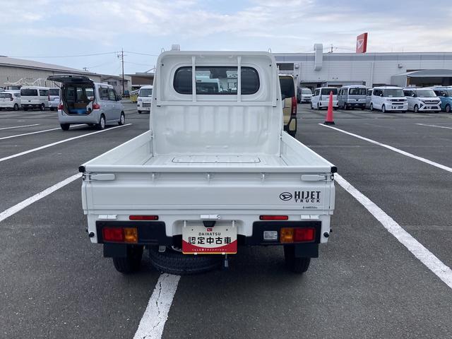 ハイゼットトラックスタンダード２ＷＤ　ＣＶＴ　スーパーＵＶＩＲカットガラス（フロントウィンドウ）　プリントレザーシート表皮　マニュアルエアコン　電動式パワーステアリング（静岡県）の中古車