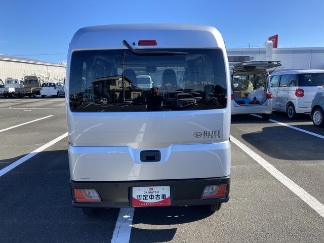 ハイゼットカーゴＤＸＣＶＴ　撥水フルファブリックシート表皮　オーバーヘッドシェルフ　アッパートレイ　キーレスエントリー　ユースフルナット（３１ヶ所）（静岡県）の中古車