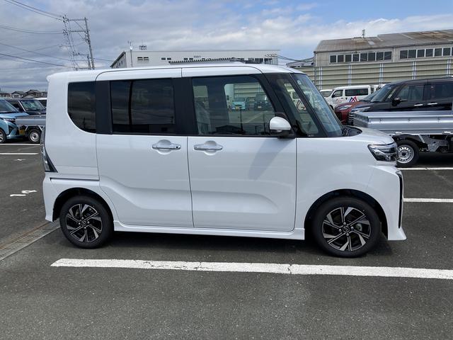 タントカスタムＸリミテッド１４インチアルミホイール　大型エアロバンパー　フルＬＥＤヘッドランプ　オート格納式カラードドアミラー　両側パワースライドドア　キーフリーシステム　プッシュボタンスタート　スマートクルーズ（静岡県）の中古車