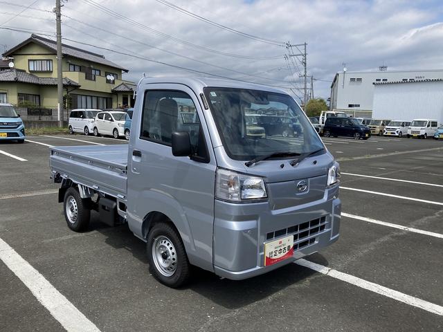 ハイゼットトラックスタンダード２ＷＤ　ＣＶＴ　スーパーＵＶＩＲカットガラス（フロントウィンドウ）　プリントレザーシート表皮　マニュアルエアコン　電動式パワーステアリング（静岡県）の中古車