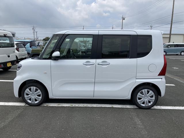 タントXリミテッド14インチフルホイールキャップ フルLEDヘッドランプ オート格納式カラードドアミラー 両側パワースライドドア TFTカラーマルチインフォメーションディスプレイ フルファブリックシート(静岡県)の中古車