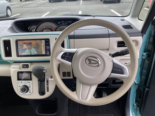 ムーヴキャンバスGホワイトアクセントリミテッド SAIII14インチフルホイールキャップ LEDヘッドランプ キーフリーシステム 両側パワースライドドア オートエアコン(プッシュ式) オートライト 置きラクボックス(静岡県)の中古車