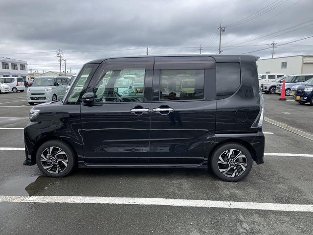 タント 中古車 カスタムＸ１４インチアルミホイール　大型エアロバンパー　フルＬＥＤヘッドランプ　オート格納式カラードドアミラー　両側パワースライドドア　キーフリーシステム　プッシュボタンスタート