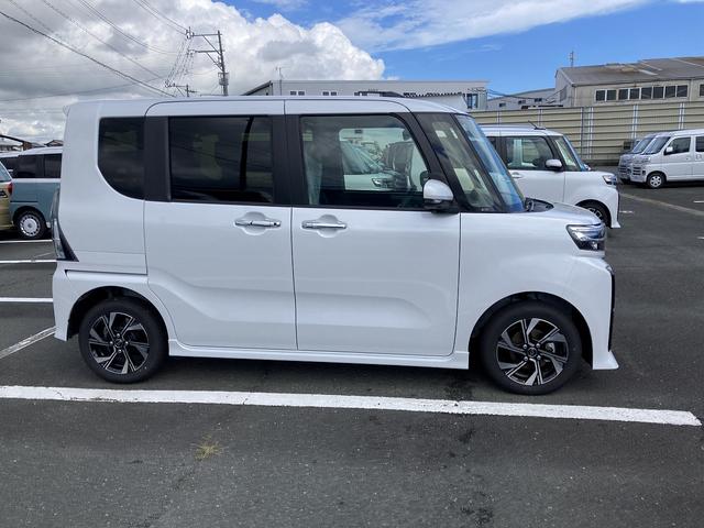 タントカスタムXリミテッド14インチアルミホイール 大型エアロバンパー フルLEDヘッドランプ オート格納式カラードドアミラー 両側パワースライドドア キーフリーシステム プッシュボタンスタート(静岡県)の中古車