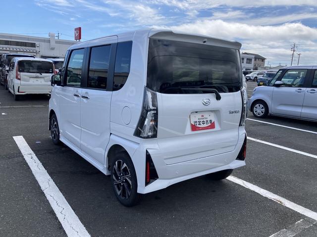 タントカスタムXリミテッド14インチアルミホイール 大型エアロバンパー フルLEDヘッドランプ オート格納式カラードドアミラー 両側パワースライドドア キーフリーシステム プッシュボタンスタート(静岡県)の中古車