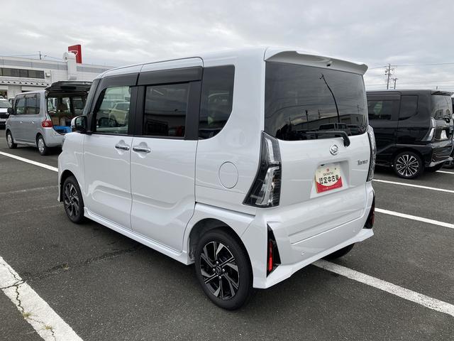 タントカスタムX14インチアルミホイール 大型エアロバンパー フルLEDヘッドランプ オート格納式カラードドアミラー 両側パワースライドドア キーフリーシステム プッシュボタンスタート(静岡県)の中古車