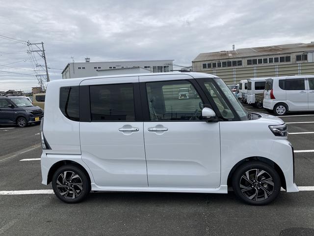 タントカスタムXリミテッド14インチアルミホイール 大型エアロバンパー フルLEDヘッドランプ オート格納式カラードドアミラー 両側パワースライドドア キーフリーシステム プッシュボタンスタート(静岡県)の中古車