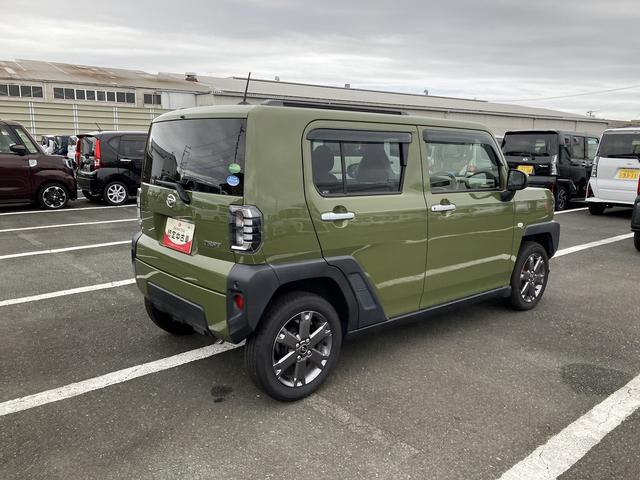 タフト 中古車 Ｇターボ１５インチアルミホイール　オートレベリング機能付フルＬＥＤヘッドランプ　ＬＥＤフォグランプ　本革巻ステアリングホイール　本革巻インパネセンターシフト　ＴＦＴカラーマルチインフォメーションディスプレイ