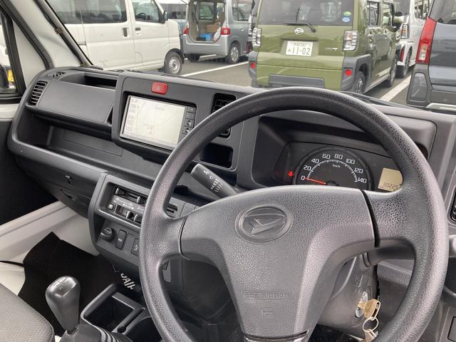 ハイゼットトラックスタンダードSAIIIt4WD 5MT マニュアルエアコン パワーステアリング UVカットガラス カーナビ ABS(静岡県)の中古車