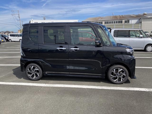 タントカスタムX14インチアルミホイール 大型エアロバンパー フルLEDヘッドランプ オート格納式カラードドアミラー 両側パワースライドドア キーフリーシステム プッシュボタンスタート(静岡県)の中古車