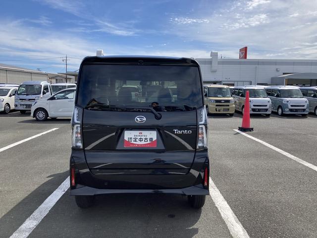 タントカスタムX14インチアルミホイール 大型エアロバンパー フルLEDヘッドランプ オート格納式カラードドアミラー 両側パワースライドドア キーフリーシステム プッシュボタンスタート(静岡県)の中古車