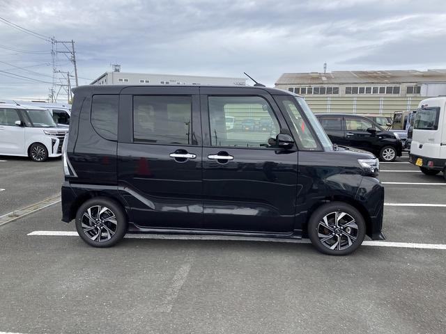 タントカスタムX14インチアルミホイール 大型エアロバンパー フルLEDヘッドランプ オート格納式カラードドアミラー 両側パワースライドドア キーフリーシステム プッシュボタンスタート(静岡県)の中古車