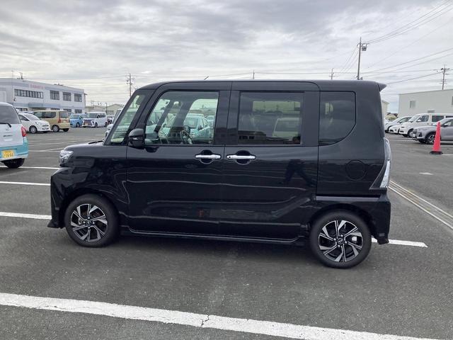 タントカスタムX14インチアルミホイール 大型エアロバンパー フルLEDヘッドランプ オート格納式カラードドアミラー 両側パワースライドドア キーフリーシステム プッシュボタンスタート(静岡県)の中古車
