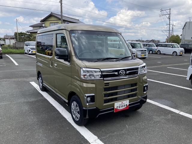 アトレー 中古車 ＲＳ１２インチフルホイールキャップ　オートエアコン　キーフリーシステム　スペアタイヤ　ＬＥＤヘッドランプ　パワースライドドア（両側）