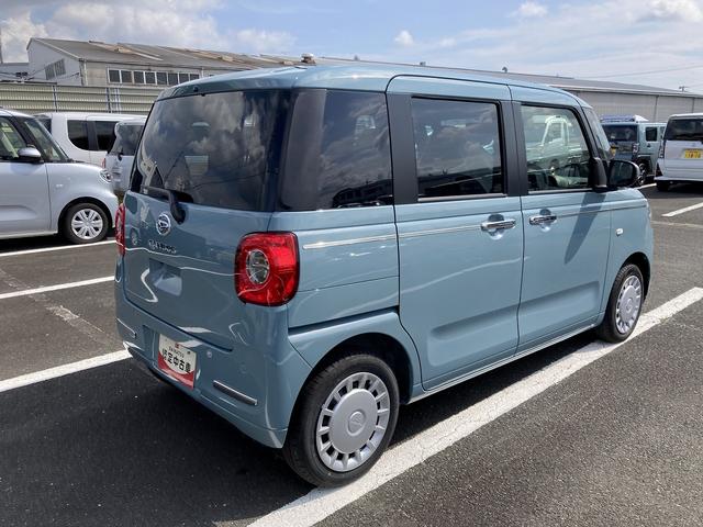 ムーヴキャンバスセオリーX14インチフルホイールキャップ キーフリーシステム プッシュボタンスタート UVカットガラス 両側パワースライドドア ハロゲンヘッドライト ラゲージアンダーボックスディスプレイオーディオ(静岡県)の中古車