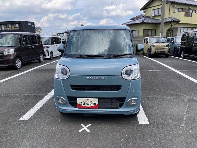 ムーヴキャンバスセオリーG14インチフルホイールキャップ LEDヘッドランプ LEDフォグランプ ホっとカップホルダー 両側パワースライドドア キーフリーシステム プッシュボタンスタート UVカットガラス(静岡県)の中古車