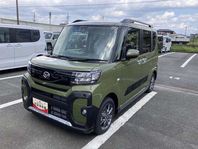 タントファンクロス１４インチアルミホイール　フルＬＥＤヘッドランプ　オート格納式カラードドアミラー　両側パワースライドドア　キーフリーシステム　プッシュボタンスタート（静岡県）の中古車