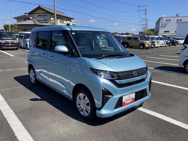 ムーヴＸキーフリーシステム　プッシュボタンスタート　ＬＥＤヘッドライト　１４インチフルホイールキャップ　マルチインフォメーションディスプレイ　左側パワースライドドア　ディスプレイオーディオ（静岡県）の中古車