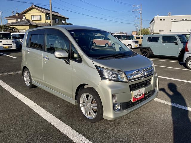 ムーヴ 中古車 カスタム　ＲＳ１５インチアルミホイール　キーフリーシステム　チルトステアリング　運転席シートリフター　革巻きステアリングホイール