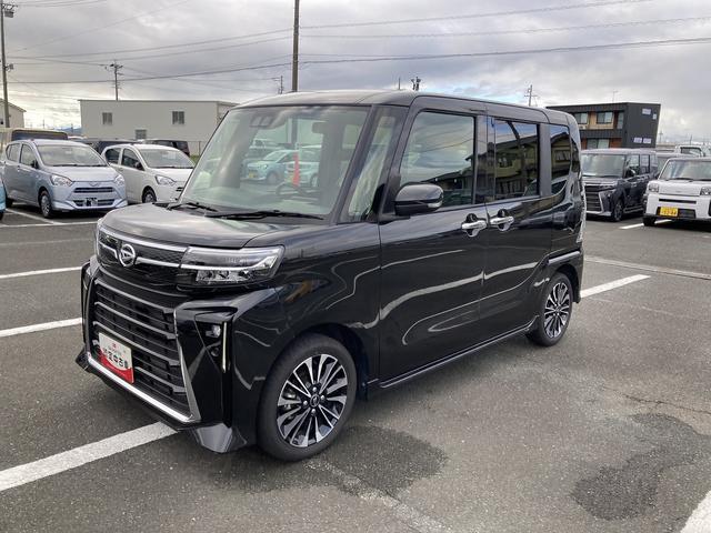 タントカスタムＲＳ１５インチアルミホイール　キーフリーシステム　プッシュボタンスタート　オートエアコン（プッシュ式）　フルＬＥＤヘッドランプ　オート格納式カラードドアミラー　本革巻ステアリングホイール（静岡県）の中古車