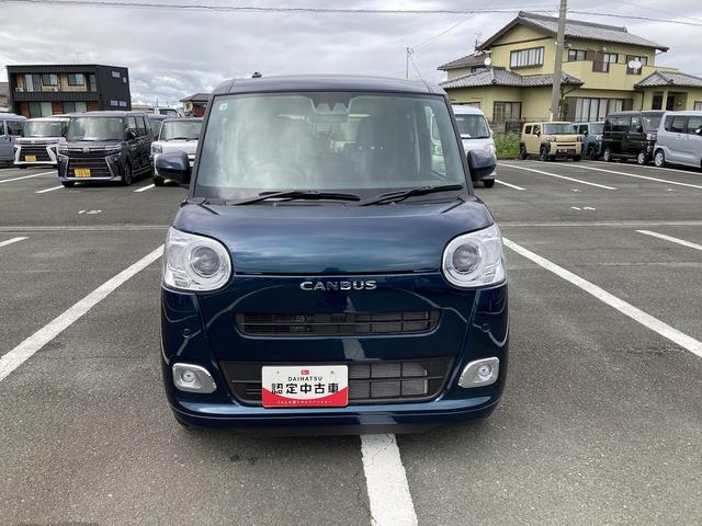 ムーヴキャンバスセオリーG14インチフルホイールキャップ LEDヘッドランプ LEDフォグランプ ホっとカップホルダー 両側パワースライドドア キーフリーシステム プッシュボタンスタート UVカットガラス(静岡県)の中古車