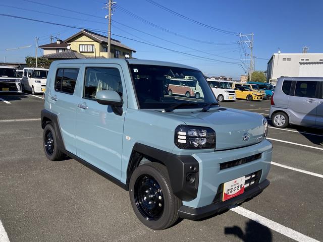 タフトＸ１５インチスチールホイール（ブラック塗装）　マニュアルレベリング機能付フルＬＥＤヘッドランプ　マルチインフォメーションディスプレイ（静岡県）の中古車
