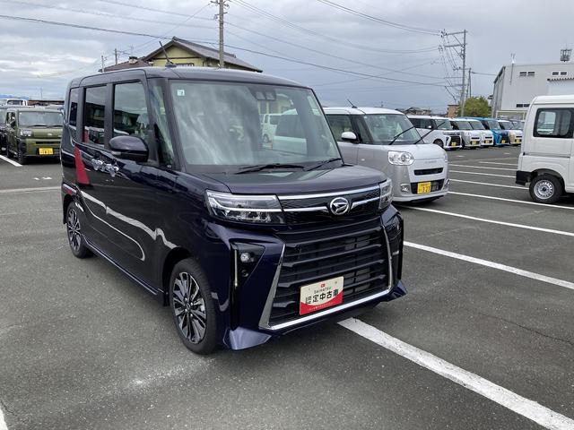 タント 中古車 カスタムＲＳリミテッド１５インチアルミホイール　キーフリーシステム　オートエアコン（プッシュ式）　フルＬＥＤヘッドランプ　オート格納式カラードドアミラー　本革巻ステアリングホイール	　ディスプレイオーディオ　バックカメラ