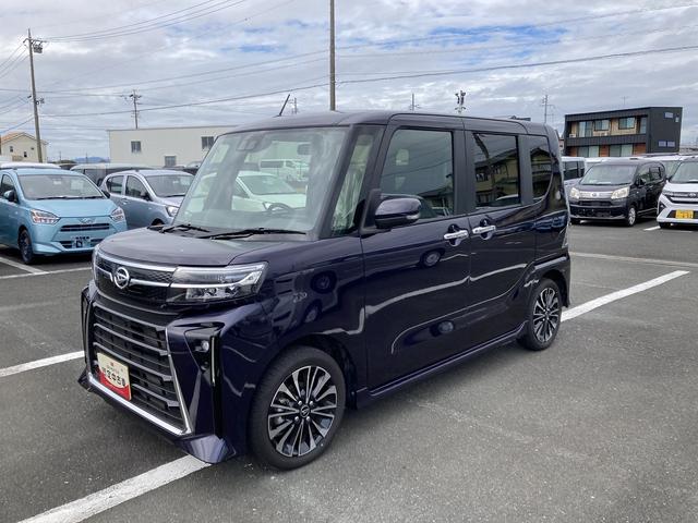 タントカスタムＲＳリミテッド１５インチアルミホイール　キーフリーシステム　オートエアコン（プッシュ式）　フルＬＥＤヘッドランプ　オート格納式カラードドアミラー　本革巻ステアリングホイール	　ディスプレイオーディオ　バックカメラ（静岡県）の中古車