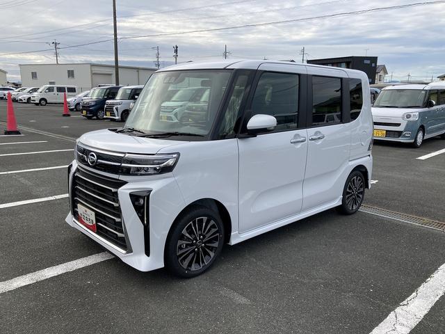 タントカスタムＲＳリミテッド１５インチアルミホイール　キーフリーシステム　オートエアコン（プッシュ式）　フルＬＥＤヘッドランプ　オート格納式カラードドアミラー　本革巻ステアリングホイール　ディスプレイオーディオ　バックカメラ（静岡県）の中古車