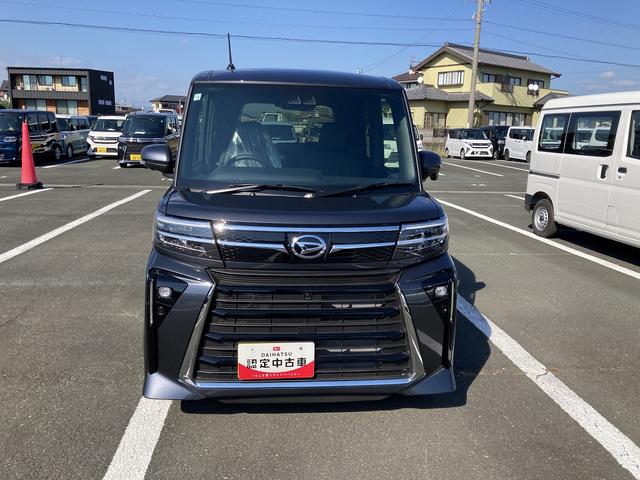 タントカスタムRSリミテッド15インチアルミホイール キーフリーシステム プッシュボタンスタート オートエアコン(プッシュ式) フルLEDヘッドランプ オート格納式カラードドアミラー 本革巻ステアリングホイール(静岡県)の中古車