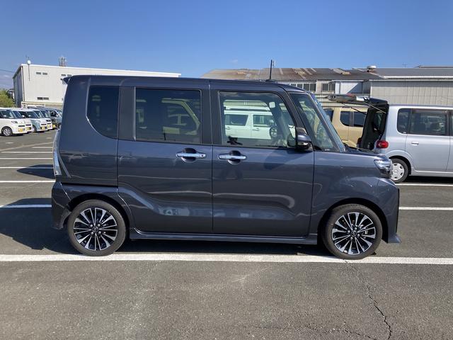 タントカスタムRSリミテッド15インチアルミホイール キーフリーシステム プッシュボタンスタート オートエアコン(プッシュ式) フルLEDヘッドランプ オート格納式カラードドアミラー 本革巻ステアリングホイール(静岡県)の中古車