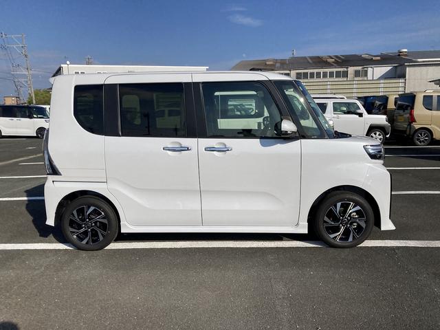 タントカスタムXリミテッド14インチアルミホイール 大型エアロバンパー フルLEDヘッドランプ オート格納式カラードドアミラー 両側パワースライドドア キーフリーシステム プッシュボタンスタート(静岡県)の中古車