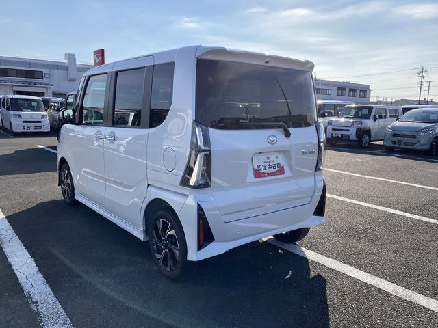 タントカスタムXリミテッド14インチアルミホイール 大型エアロバンパー フルLEDヘッドランプ オート格納式カラードドアミラー 両側パワースライドドア キーフリーシステム プッシュボタンスタート(静岡県)の中古車