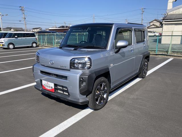 タフトＧターボ１５インチアルミホイール　オートレベリング機能付フルＬＥＤヘッドランプ　ＬＥＤフォグランプ　本革巻ステアリングホイール　本革巻インパネセンターシフト　ＴＦＴカラーマルチインフォメーションディスプレイ（静岡県）の中古車