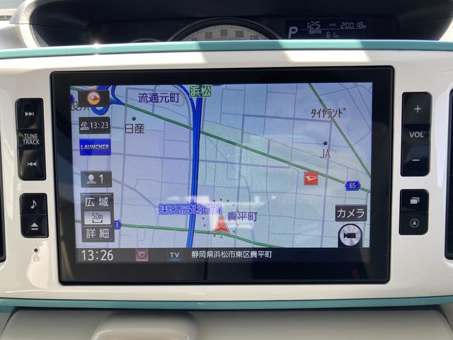 ムーヴキャンバスＧメイクアップＶＳ　ＳＡIII１４インチフルホイールキャップ　ＬＥＤヘッドランプ　キーフリーシステム　両側パワースライドドア　オートエアコン（プッシュ式）　オートライト　置きラクボックス（静岡県）の中古車