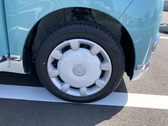 ムーヴキャンバスＧメイクアップＶＳ　ＳＡIII１４インチフルホイールキャップ　ＬＥＤヘッドランプ　キーフリーシステム　両側パワースライドドア　オートエアコン（プッシュ式）　オートライト　置きラクボックス（静岡県）の中古車