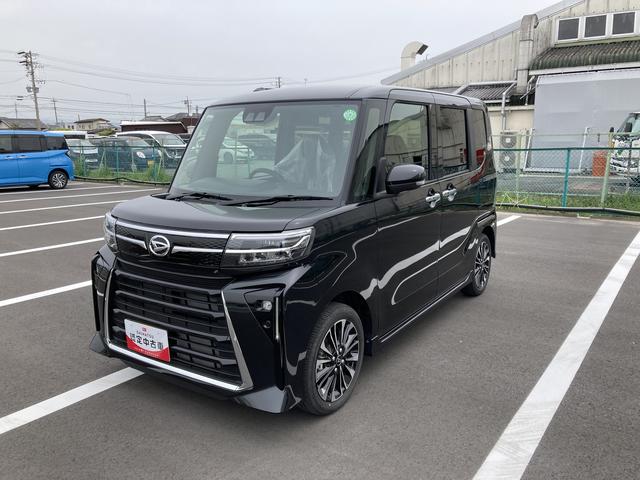 タントカスタムＲＳ１５インチアルミホイール　大型エアロバンパー　フルＬＥＤヘッドランプ　オート格納式カラードドアミラー　本革巻ステアリングホイール（静岡県）の中古車