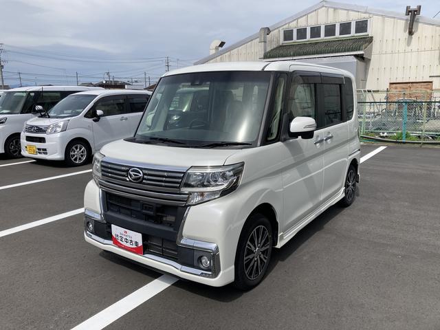 タントカスタムＸ　トップエディションＳＡII１４インチアルミホイール　キーフリーシステム　パワースライドドア（片側）　オートエアコン（プッシュ式）　ＬＥＤヘッドランプ（静岡県）の中古車