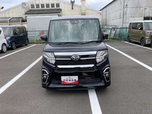 タントカスタムＲＳセレクション１５インチアルミホイール　大型エアロバンパー　フルＬＥＤヘッドランプ　オート格納式カラードドアミラー　革巻ステアリングホイール　両側パワースライドドア（静岡県）の中古車
