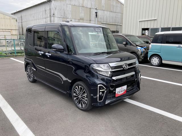 タントカスタムＲＳセレクション１５インチアルミホイール　大型エアロバンパー　フルＬＥＤヘッドランプ　オート格納式カラードドアミラー　革巻ステアリングホイール　両側パワースライドドア（静岡県）の中古車
