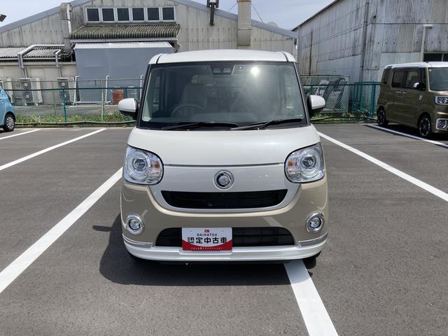 ムーヴキャンバスＧメイクアップＶＳ　ＳＡIII１４インチフルホイールキャップ　ＬＥＤヘッドランプ　キーフリーシステム　両側パワースライドドア　オートエアコン（プッシュ式）　オートライト　置きラクボックス（静岡県）の中古車