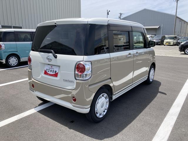 ムーヴキャンバスＧメイクアップＶＳ　ＳＡIII１４インチフルホイールキャップ　ＬＥＤヘッドランプ　キーフリーシステム　両側パワースライドドア　オートエアコン（プッシュ式）　オートライト　置きラクボックス（静岡県）の中古車