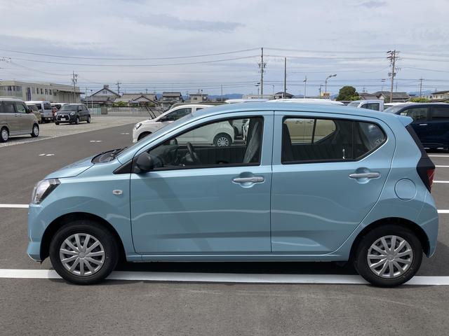 ミライースＬ　ＳＡIII１３インチフルホイールキャップ　マルチリフレクターハロゲンヘッドランプ　可倒式ドアミラー　自発光式デジタルメーターアンバーイルミネーションメーター　マニュアルエアコン（ダイヤル式）　キーレスエントリー（静岡県）の中古車