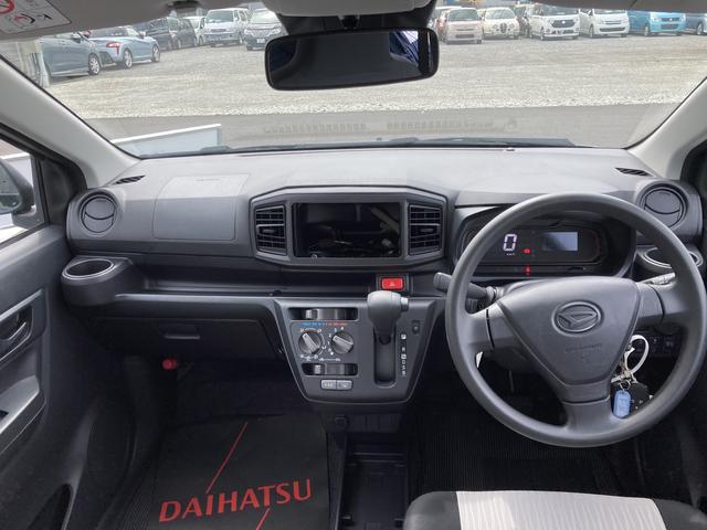 ミライースＬ　ＳＡIII１３インチフルホイールキャップ　マルチリフレクターハロゲンヘッドランプ　可倒式ドアミラー　自発光式デジタルメーターアンバーイルミネーションメーター　マニュアルエアコン（ダイヤル式）　キーレスエントリー（静岡県）の中古車