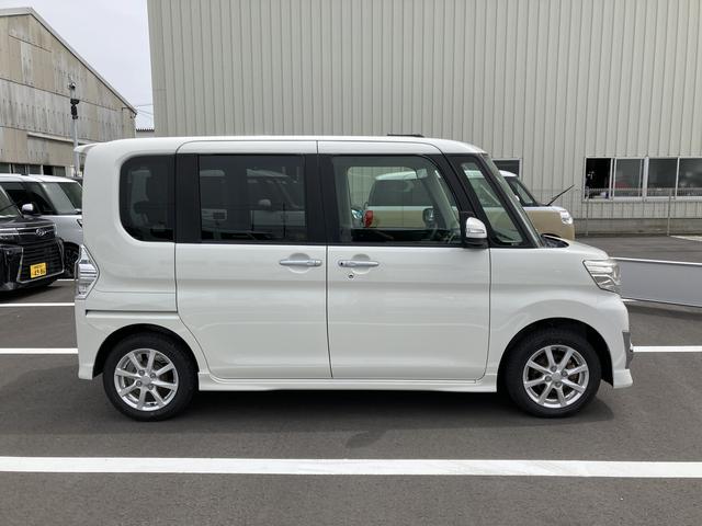 タントカスタムＸ　ＳＡ１４インチアルミホイール　キーフリーシステム　パワースライドドア（左側）　オートエアコン（プッシュ式）　ＬＥＤヘッドランプ（静岡県）の中古車
